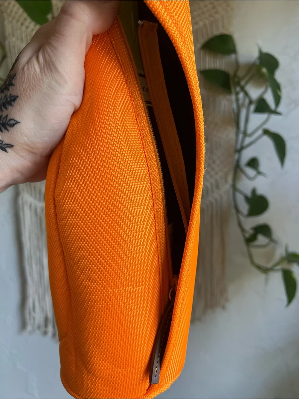 Veuve Clicquot Champagne Bottle Carrier Cooler Sleeve Orange Insulated Wine Tote